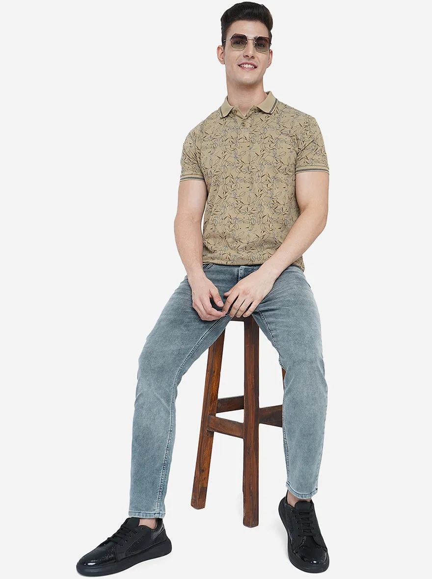 Night Grey Washed Rider Fit Jeans | JadeBlue