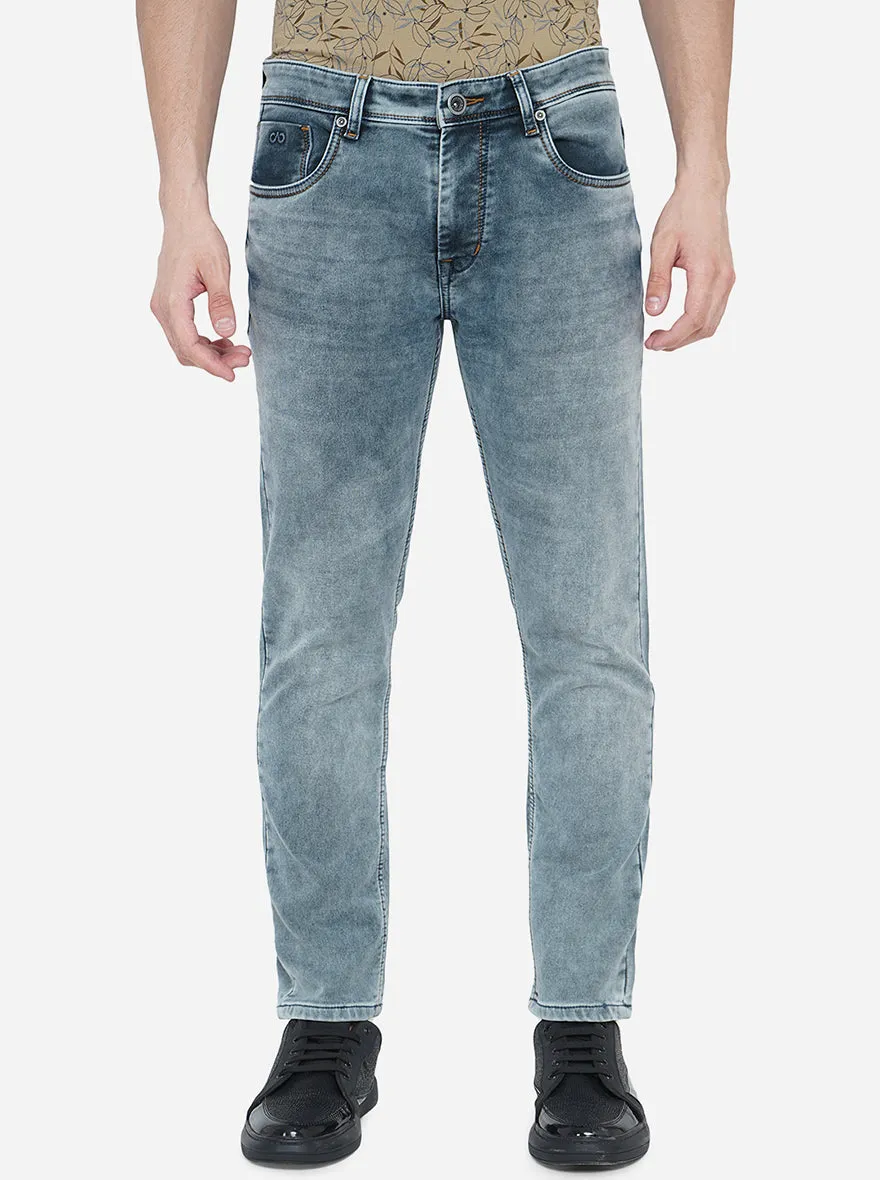 Night Grey Washed Rider Fit Jeans | JadeBlue