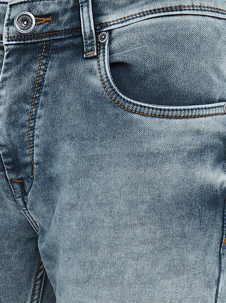 Night Grey Washed Rider Fit Jeans | JadeBlue