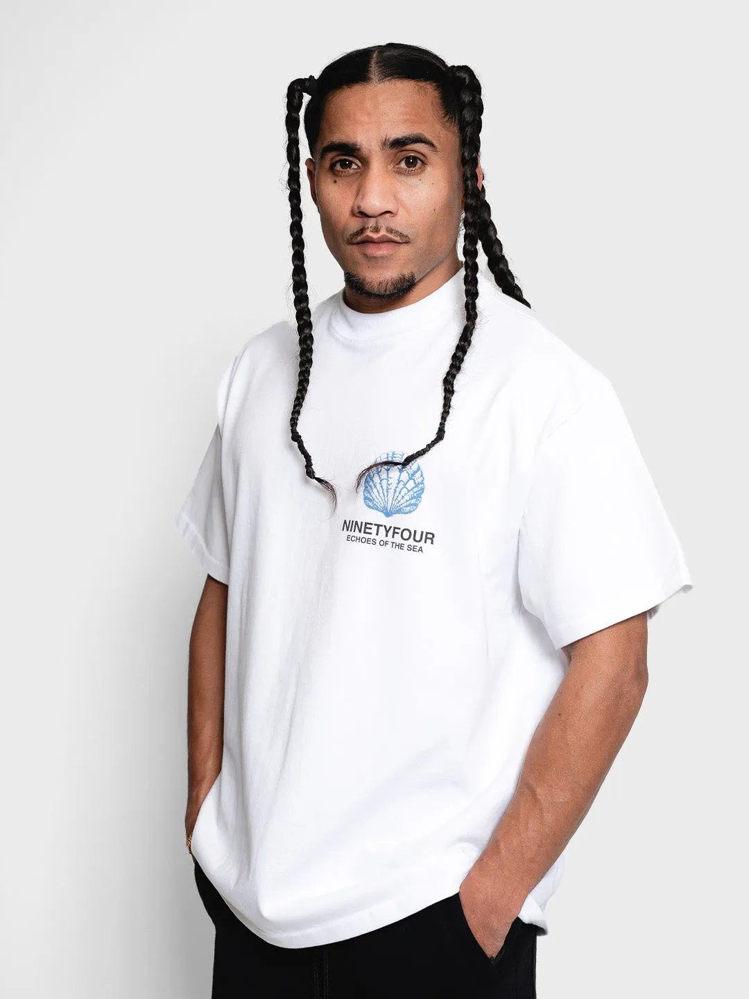 Ninetyfour Echoes T-Shirt | White
