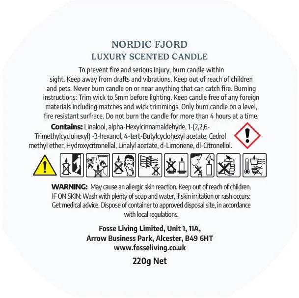 Nordic Fjord Scented Candle