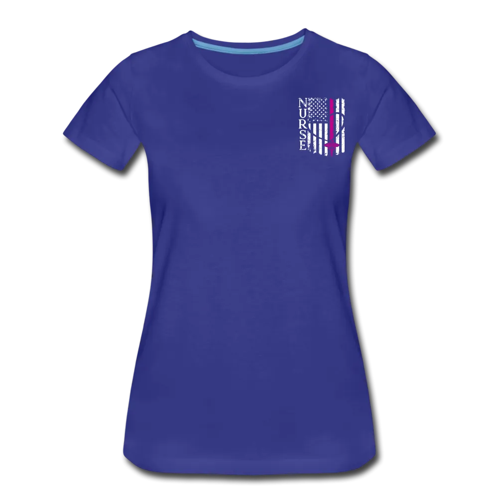 Nurse Flag Women’s Premium T-Shirt (CK1392) Updated 
