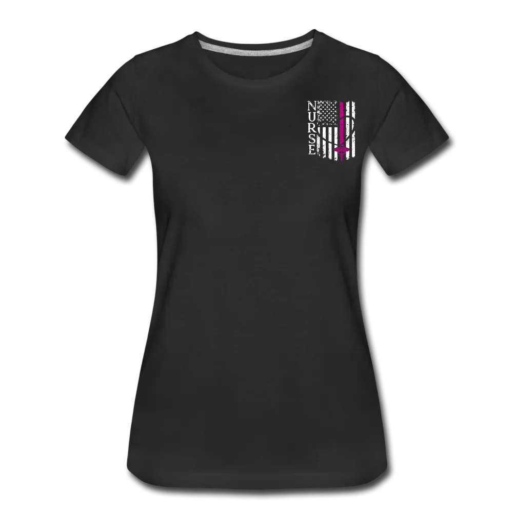 Nurse Flag Women’s Premium T-Shirt (CK1392) Updated 