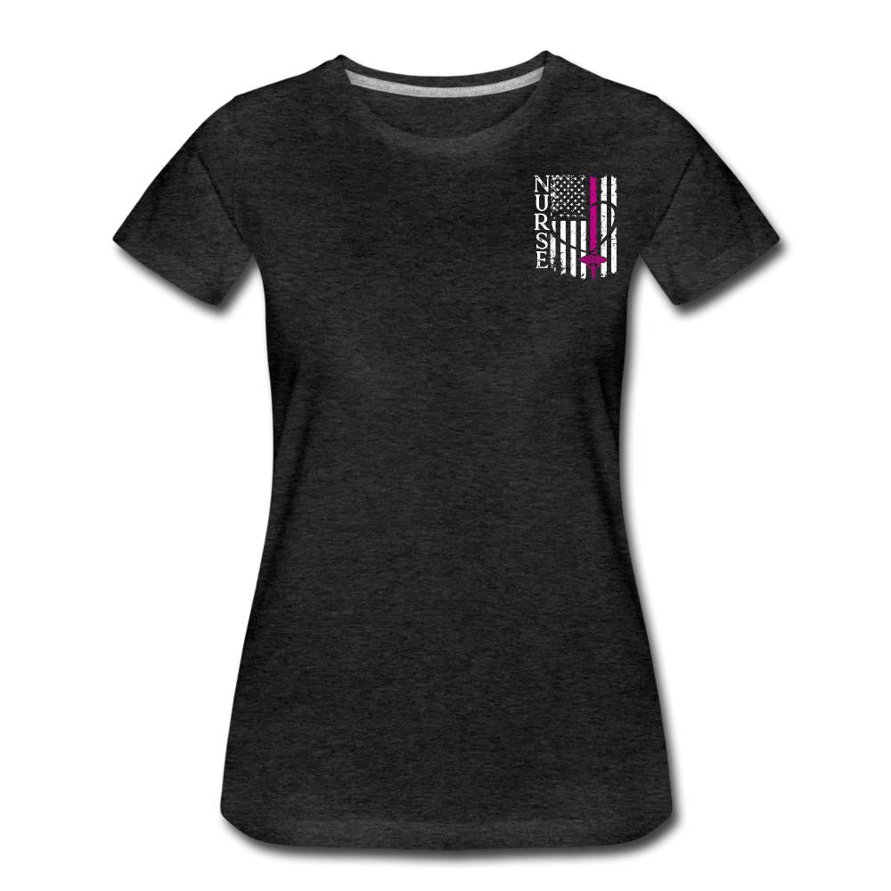 Nurse Flag Women’s Premium T-Shirt (CK1392) Updated 