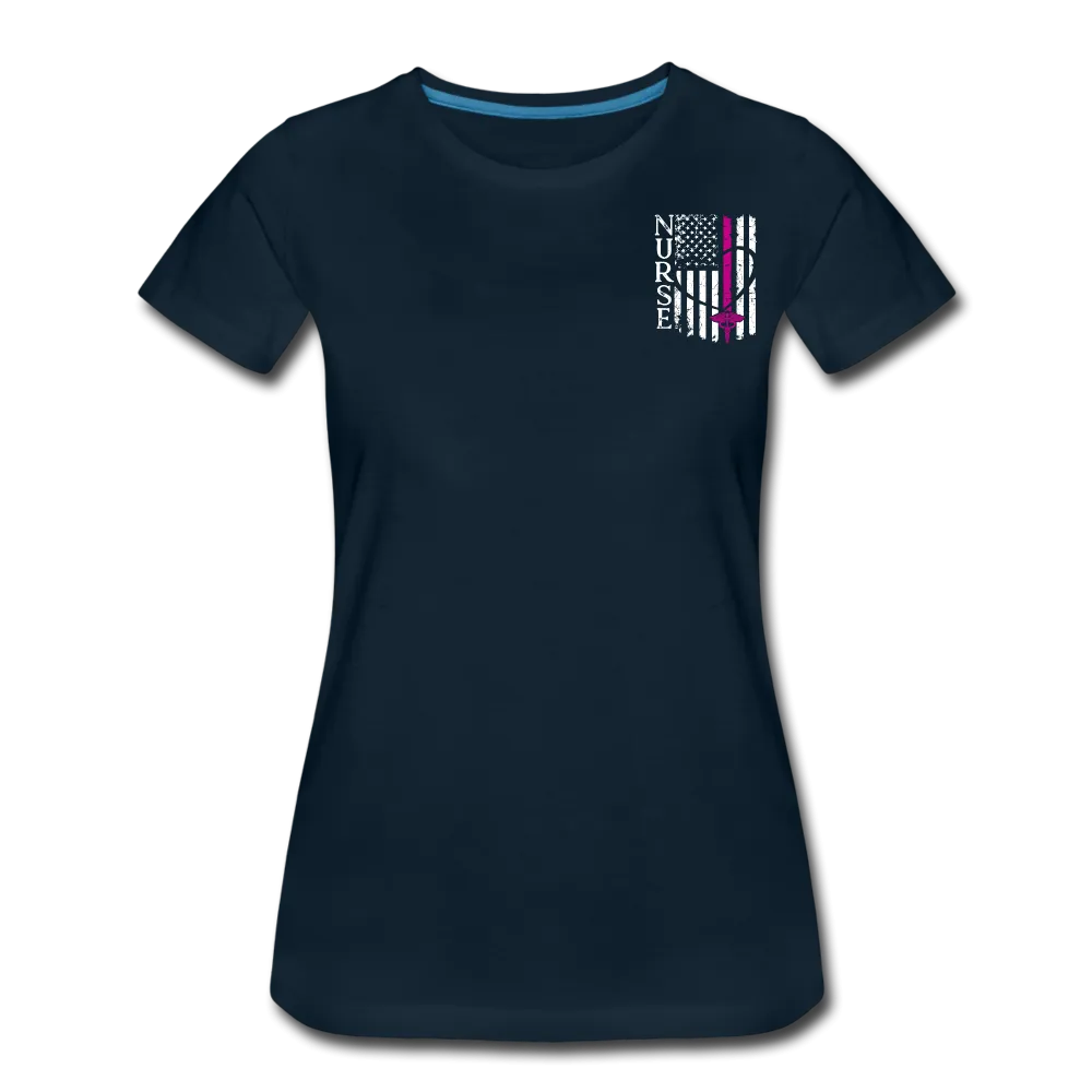 Nurse Flag Women’s Premium T-Shirt (CK1392) Updated 