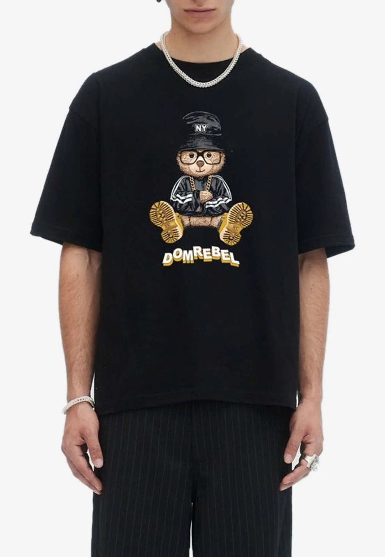 NY Bear Print T-shirt