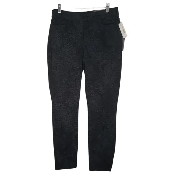 NYDJ Not Your Daughter's Jeans Shadow Jag Animal Print Jeans Alina Lift Tuck 10