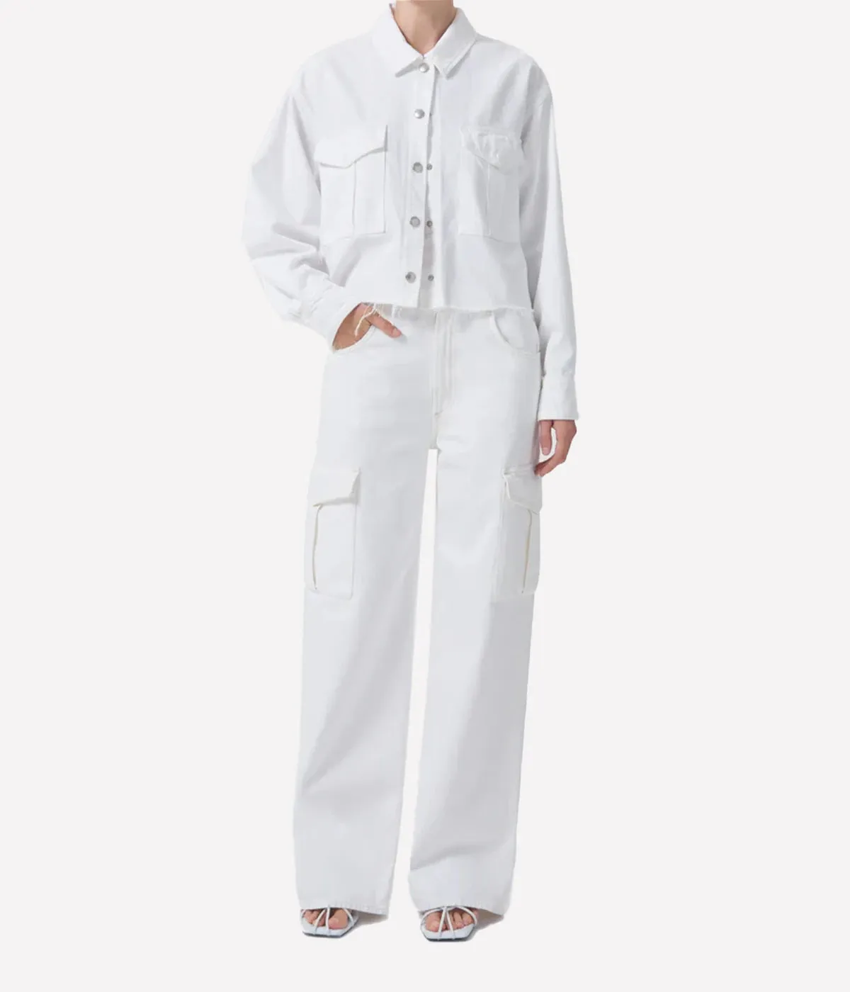 Nyx Denim Shirt in Flour