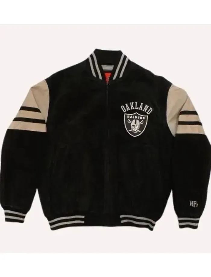 Oakland Raiders Suede Jacket