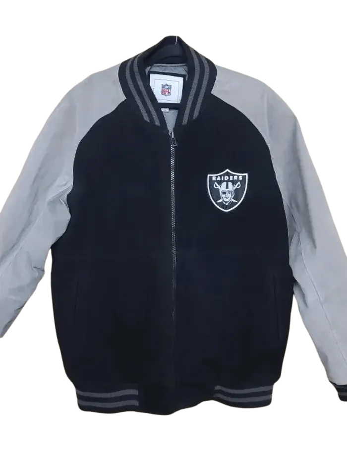 Oakland Raiders Suede Jacket