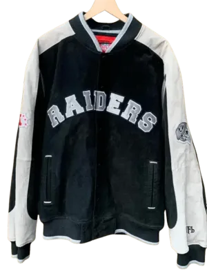 Oakland Raiders Suede Jacket