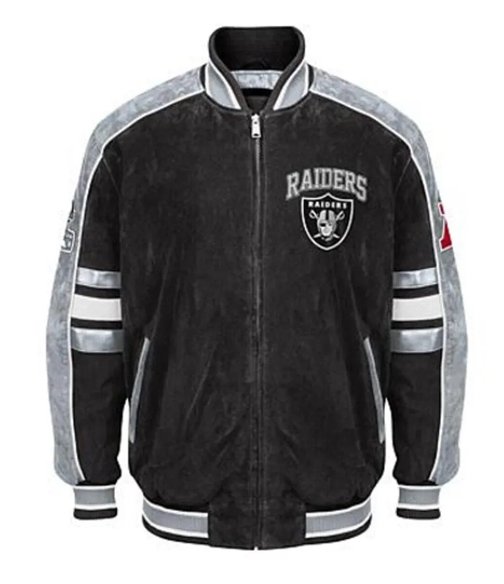 Oakland Raiders Suede Jacket