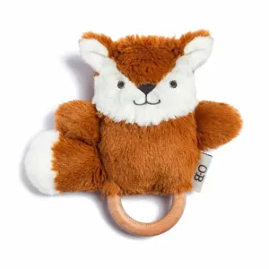 O.B Designs Frankie Fox Rattle & Teething Ring