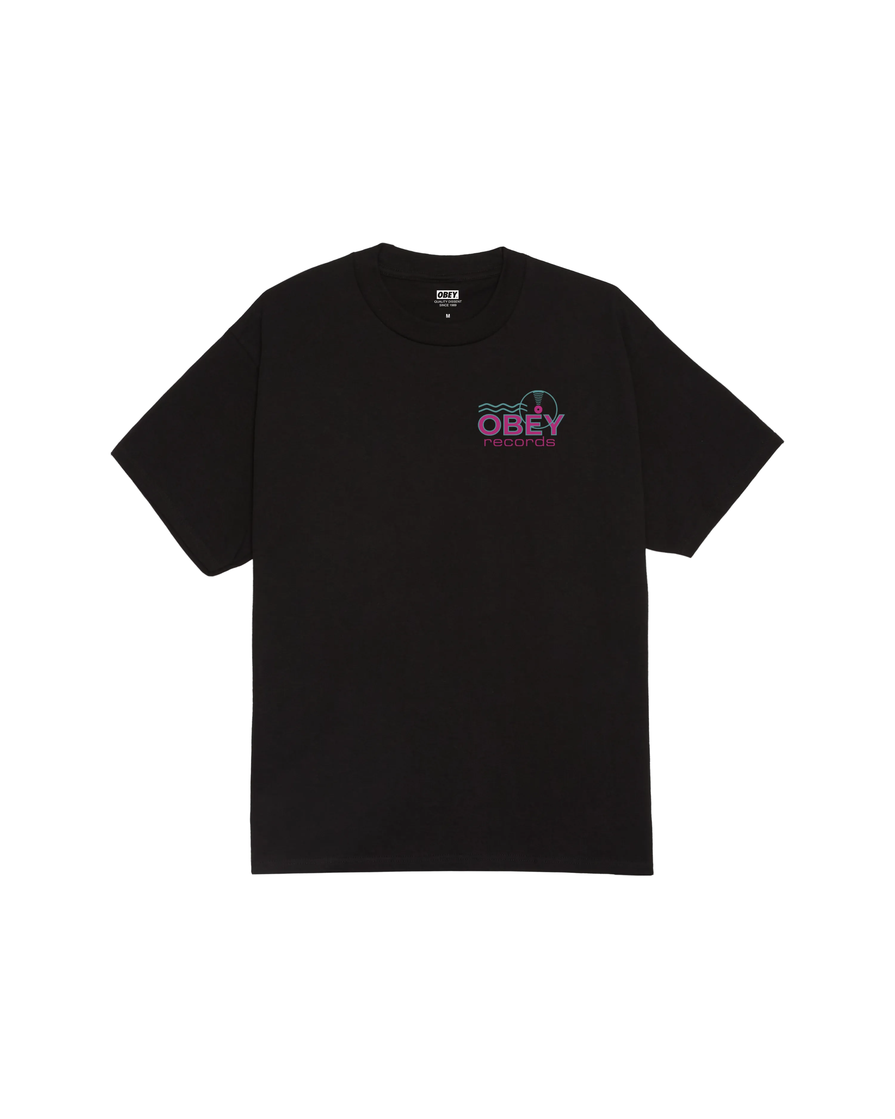 OBEY RECORDS SOUND WAVES CLASSIC T-SHIRT