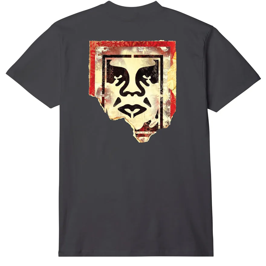 Obey ripped icon tee