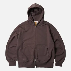 OG BOCACI HEAVYWEIGHT HOOD ZIPUP PARKA - COCOA