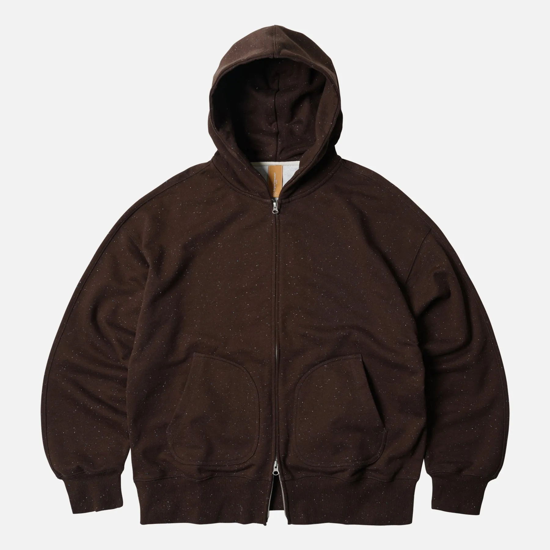 OG BOCACI HEAVYWEIGHT HOOD ZIPUP PARKA - DARK BROWN
