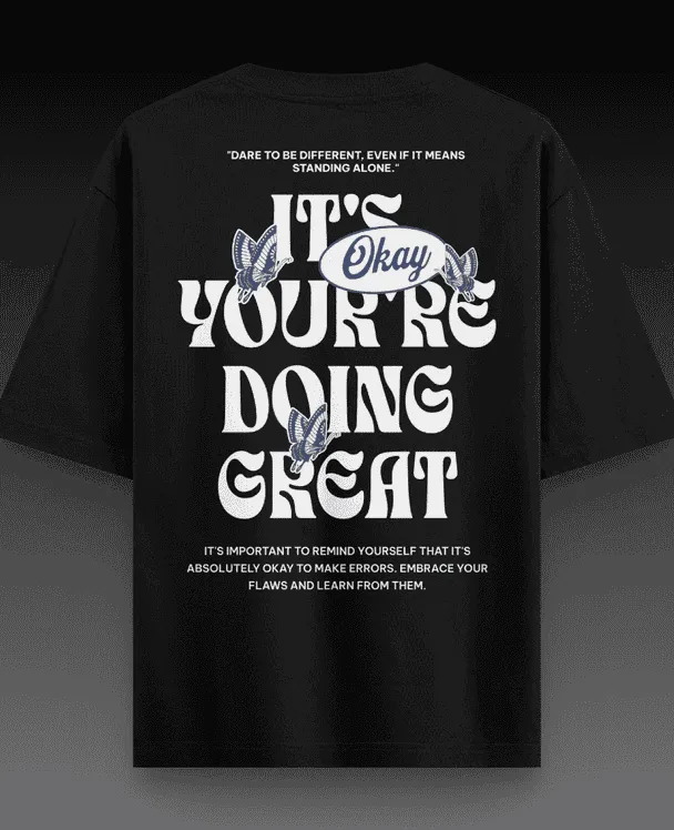 Okay Drop Shoulder T-shirt - WAREHOUSE SALE
