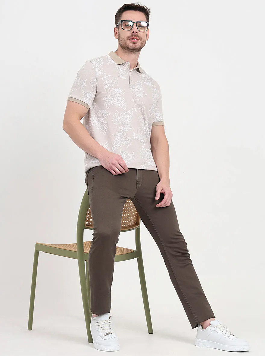 Olive Washed Slim Fit Jeans | JadeBlue
