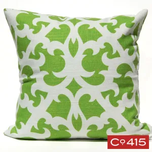 Open Trellis Pillow - Green