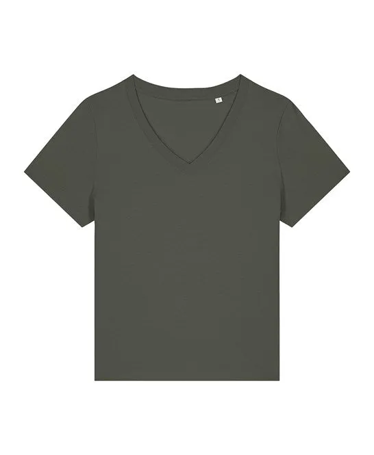 Organic Colours V-neck T-shirt Womens