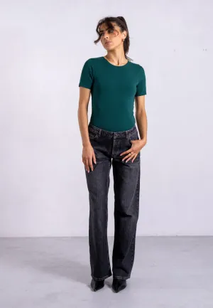 Organic Cotton Crew T-Shirt, Evergreen