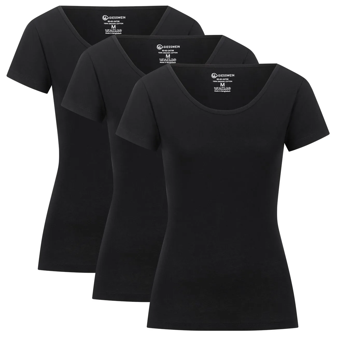 Organic T-Shirt Women (Pack of three)