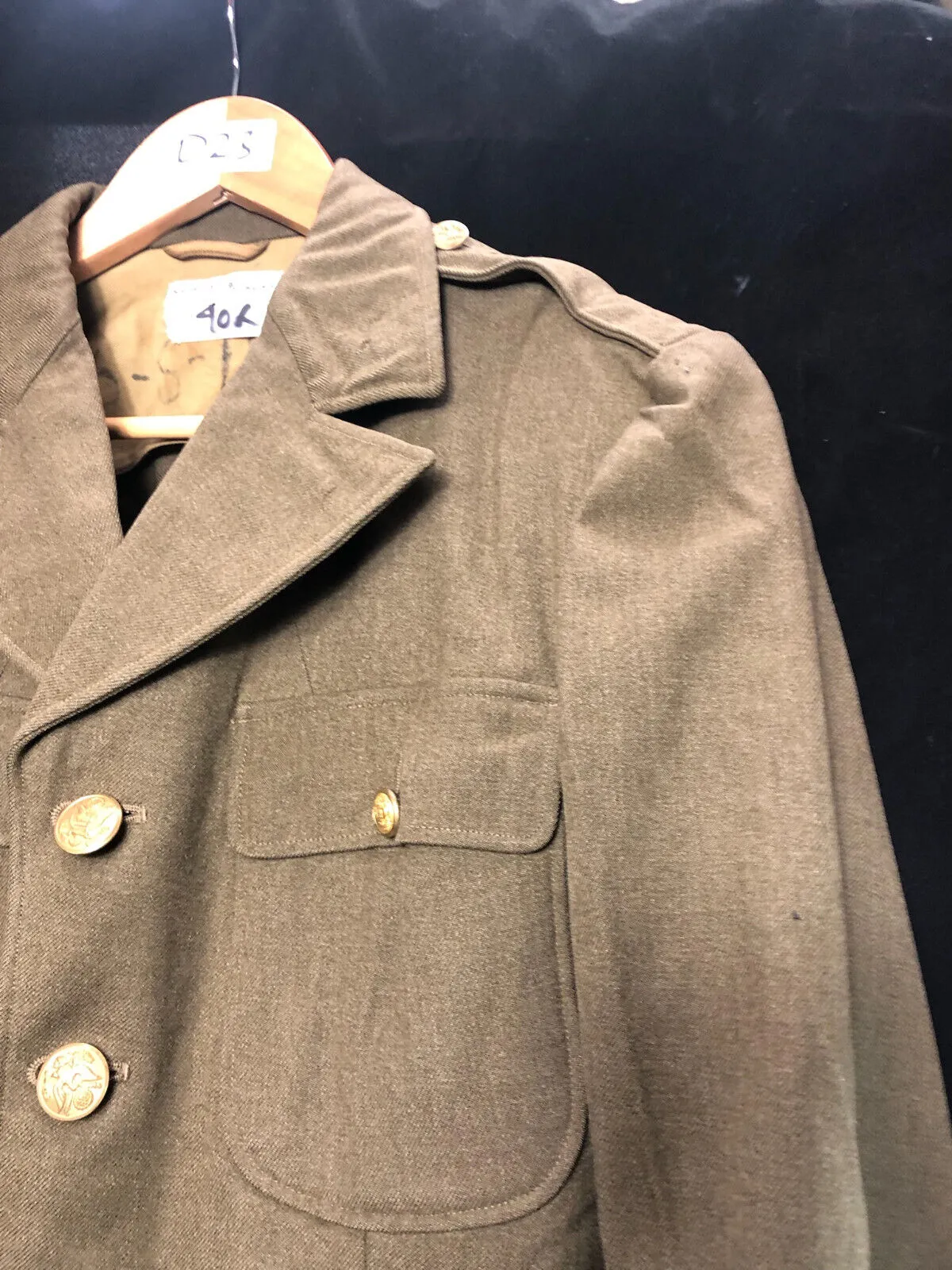 Original WW2 US Army Class A Dress Jacket 1942 - Private Ryan Prop - 38" Regular