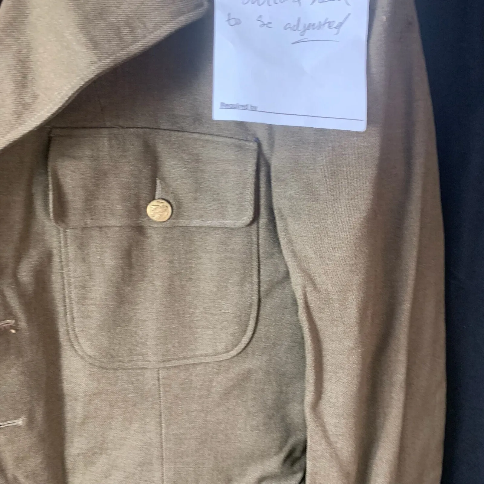 Original WW2 US Army Class A Dress Jacket 1943 - Private Ryan Prop - 38" Short