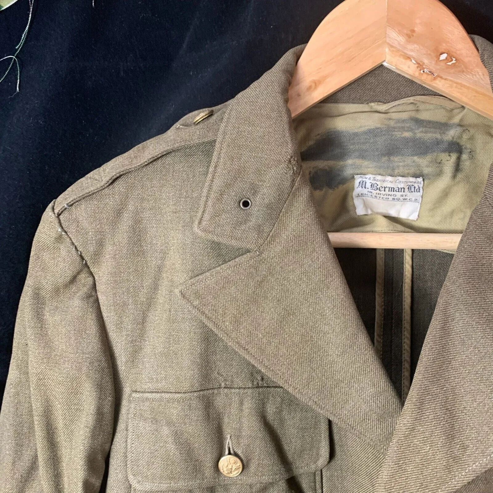 Original WW2 US Army Class A Dress Jacket 1943 - Private Ryan Prop - 38" Short