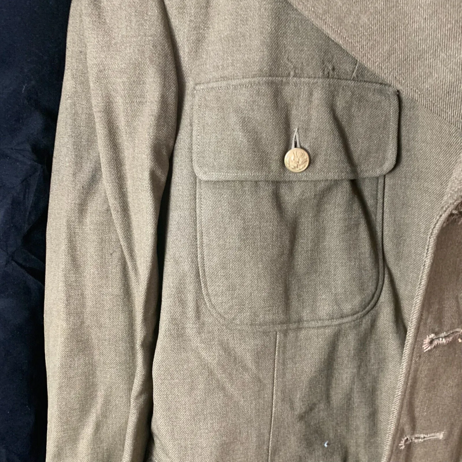 Original WW2 US Army Class A Dress Jacket 1943 - Private Ryan Prop - 38" Short