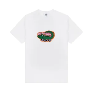 Other Side Store 'Croc In Socks' Tee - White
