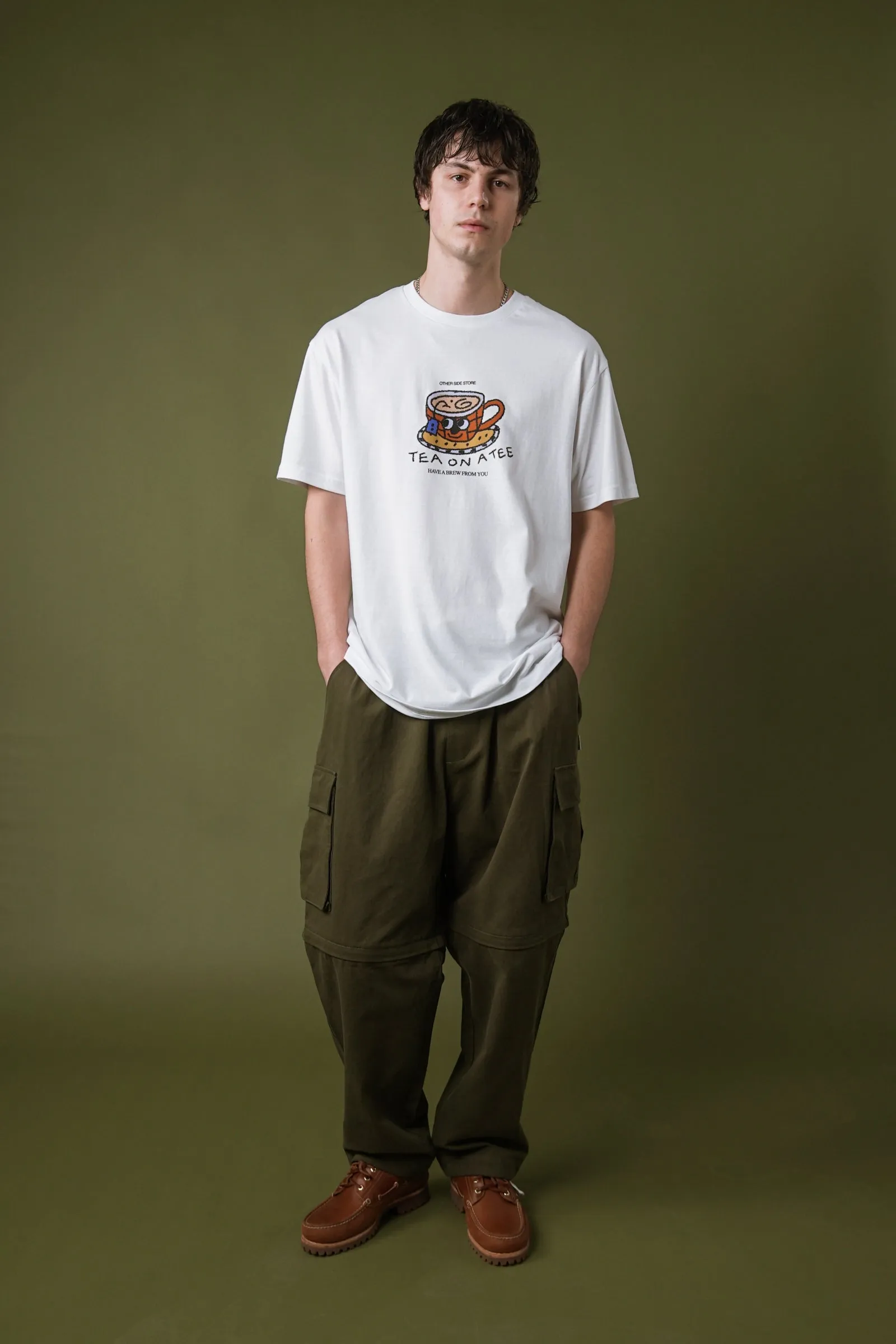 Other Side Store 'Tea on a Tee' Tee - White