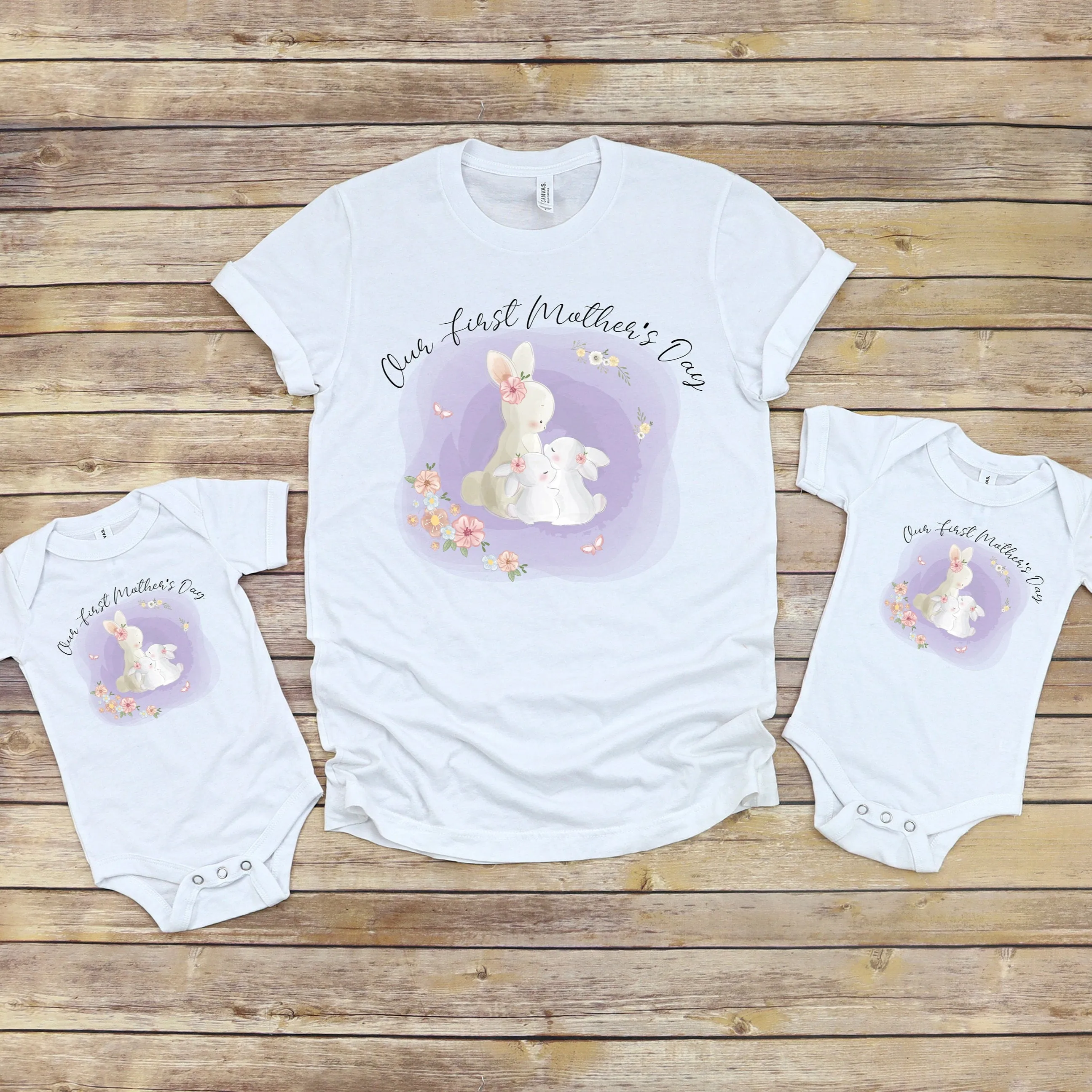 Our First Mother's Day Matching Outfits For Twins
