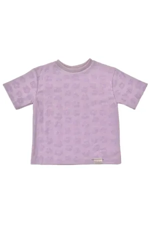 Oversize T-Shirt | Lavender Macaron Flowers