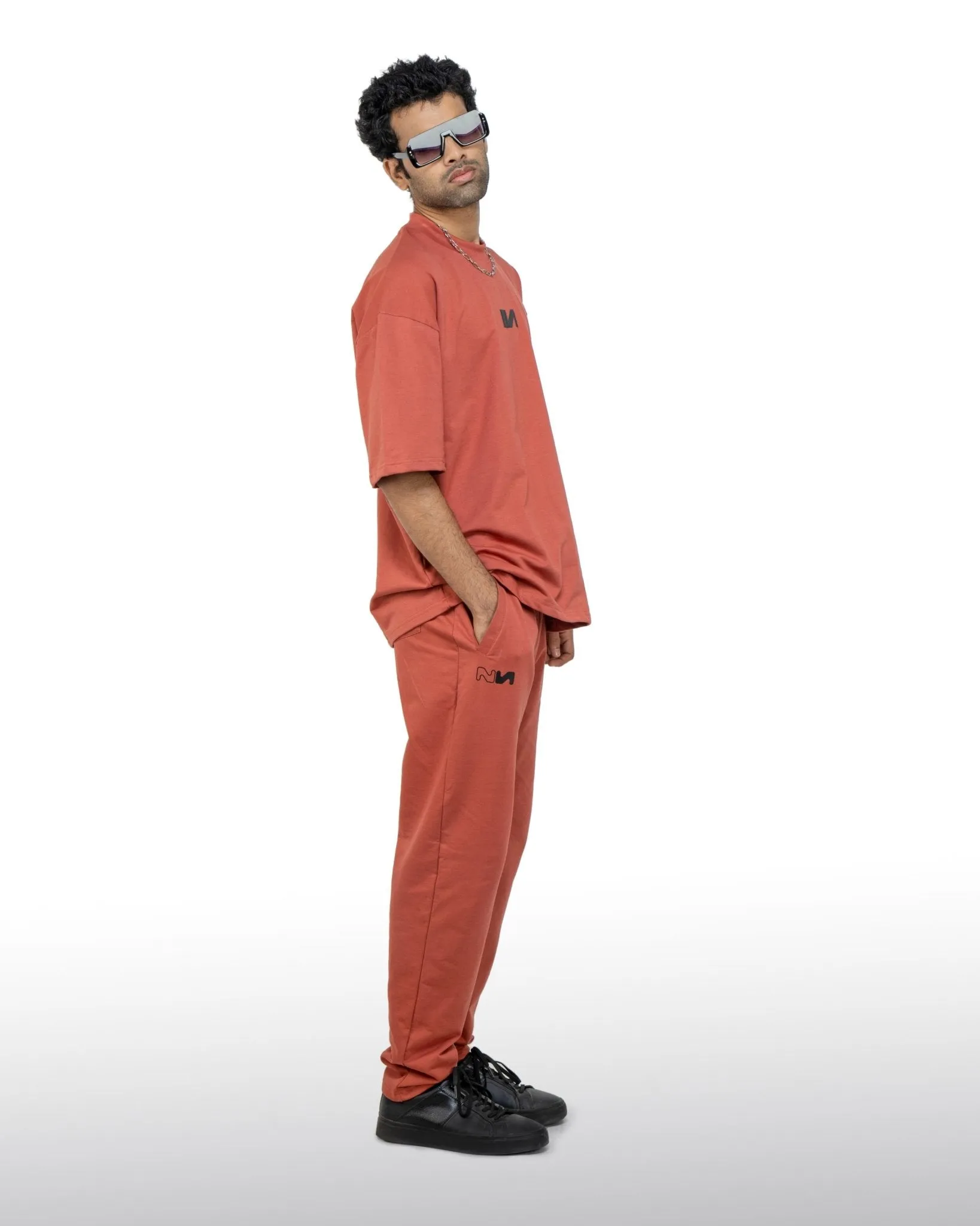 Oversized T-Shirt - Brick Red