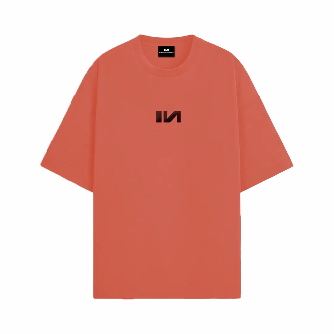Oversized T-Shirt - Brick Red