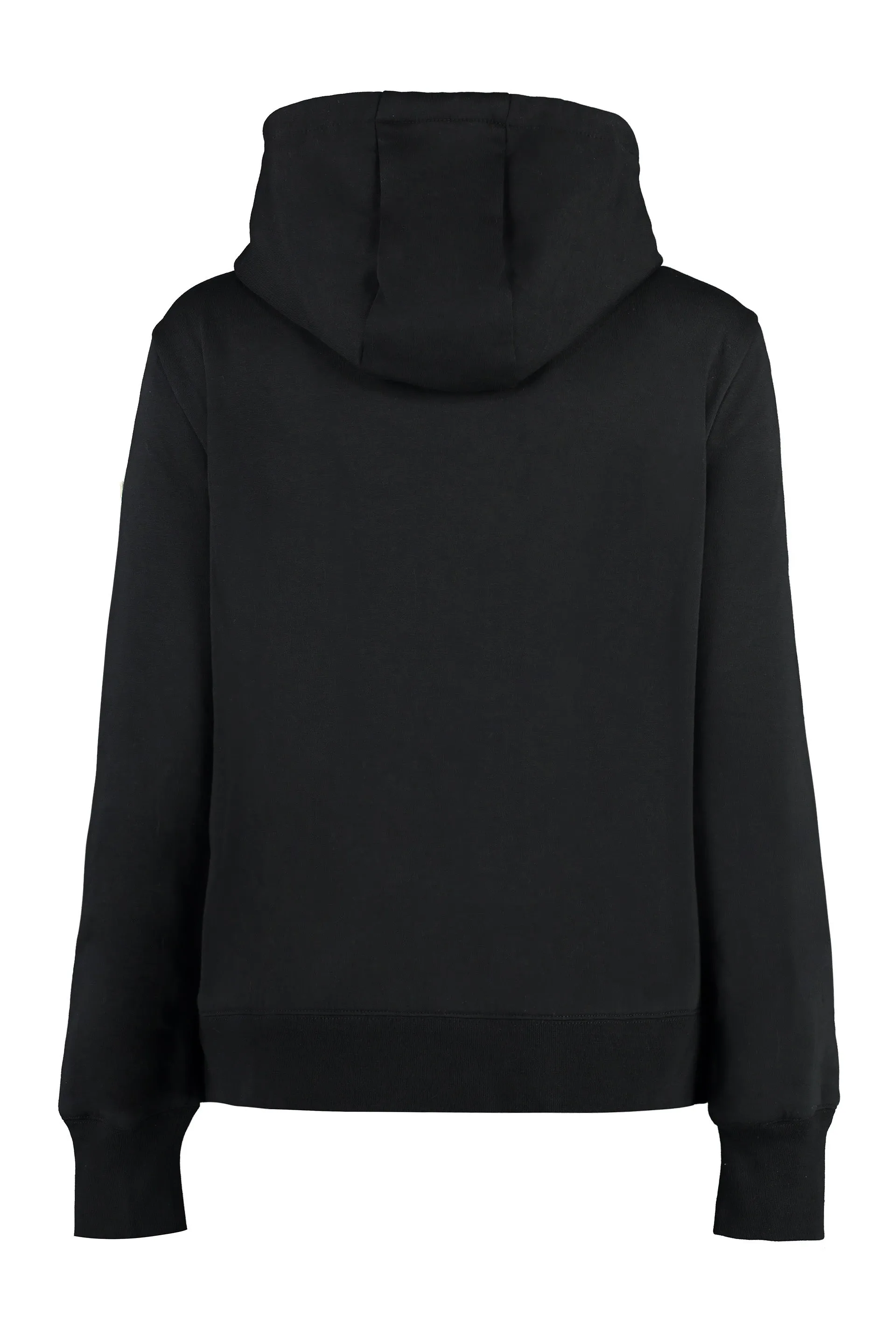 Padded front panel full-zip track-jacket