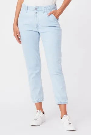 Paige - Pleated Mayslie Double Button Jogger