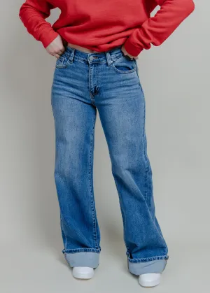 Palazzo Cuffed Jean
