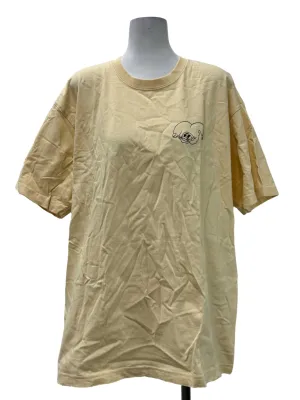 Pale Yellow Graphic Tee