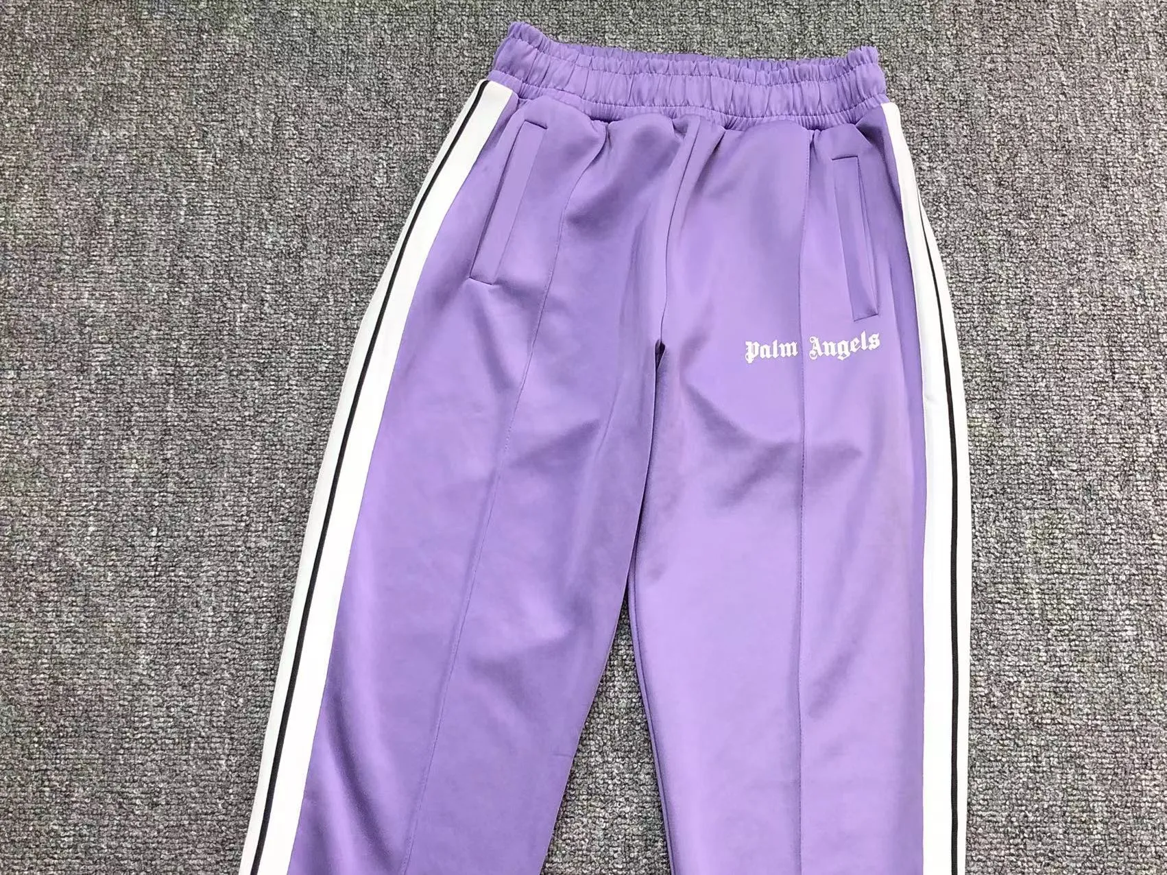 Pantalon Palm Angels Classic Track Lila