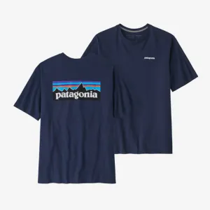 Patagonia - M's P-6 Logo Responsibili-Tee - Navy