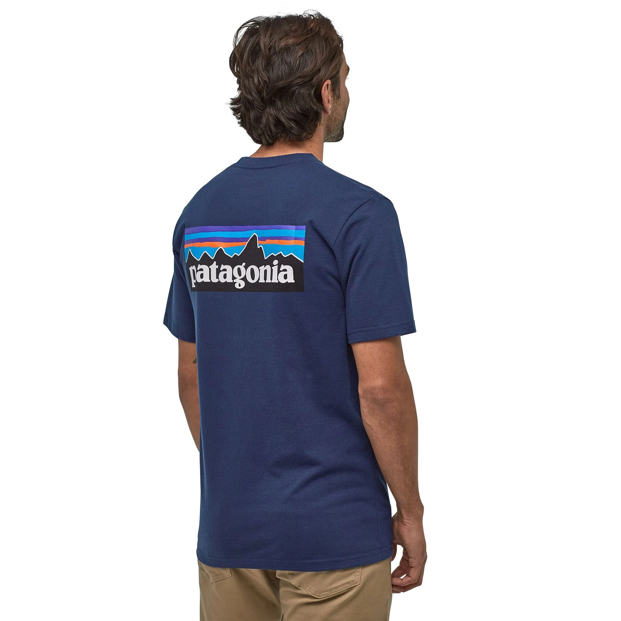 Patagonia - M's P-6 Logo Responsibili-Tee - Navy