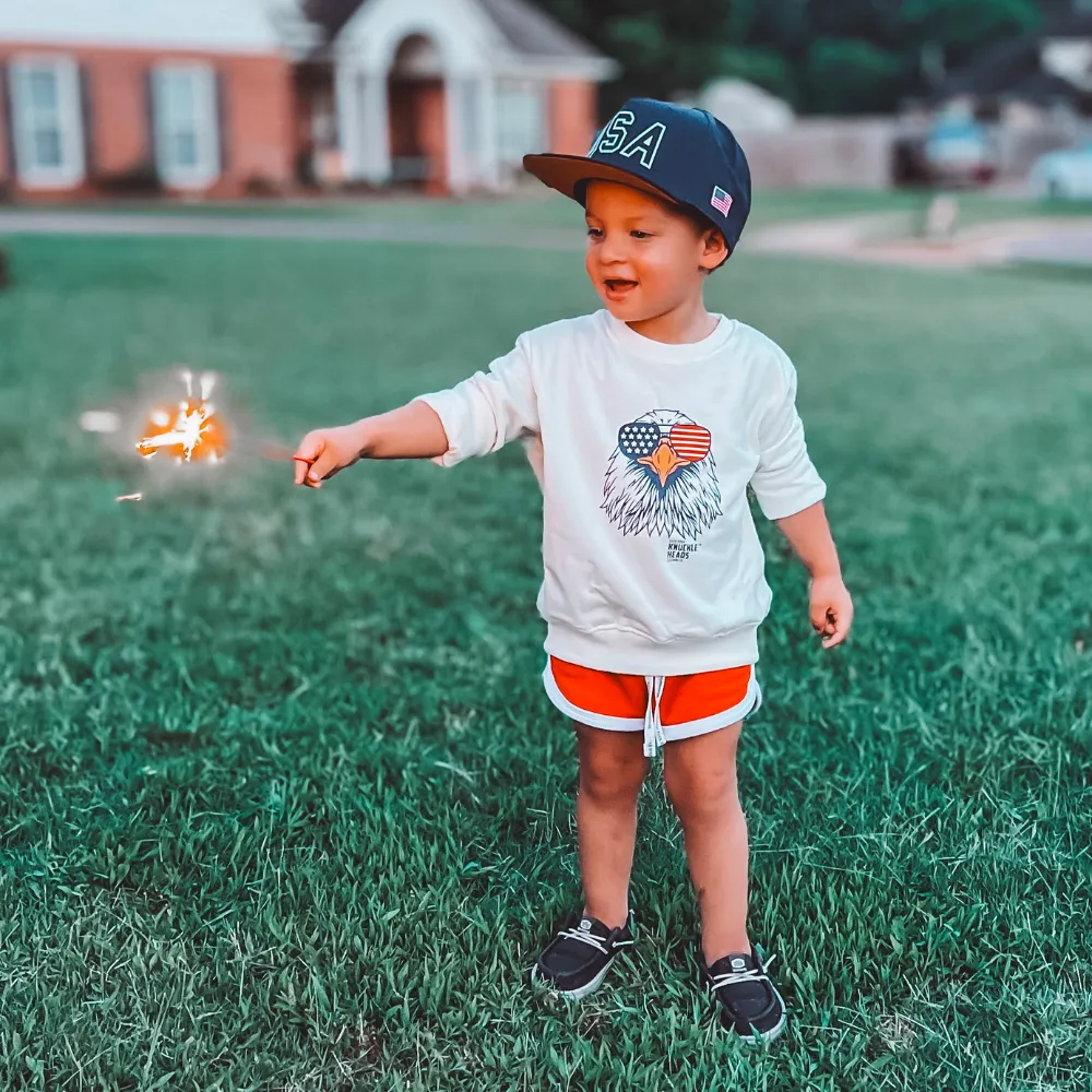 Patriotic Crew Neck | 4th of July Infant Shirt