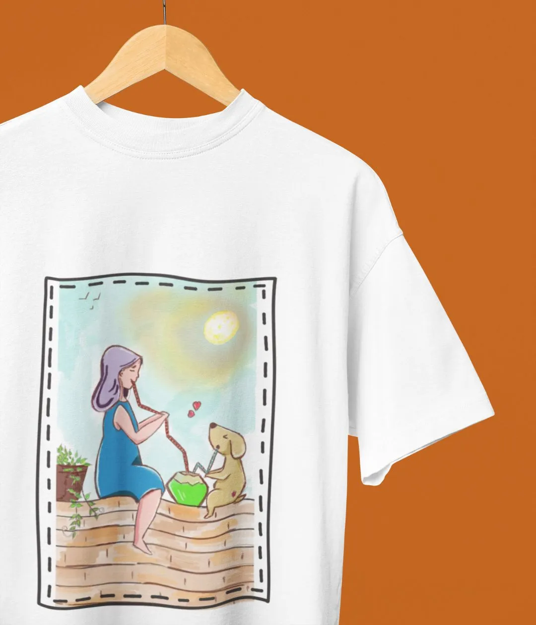 Paws & Paradise - Oversized Classic T-Shirt