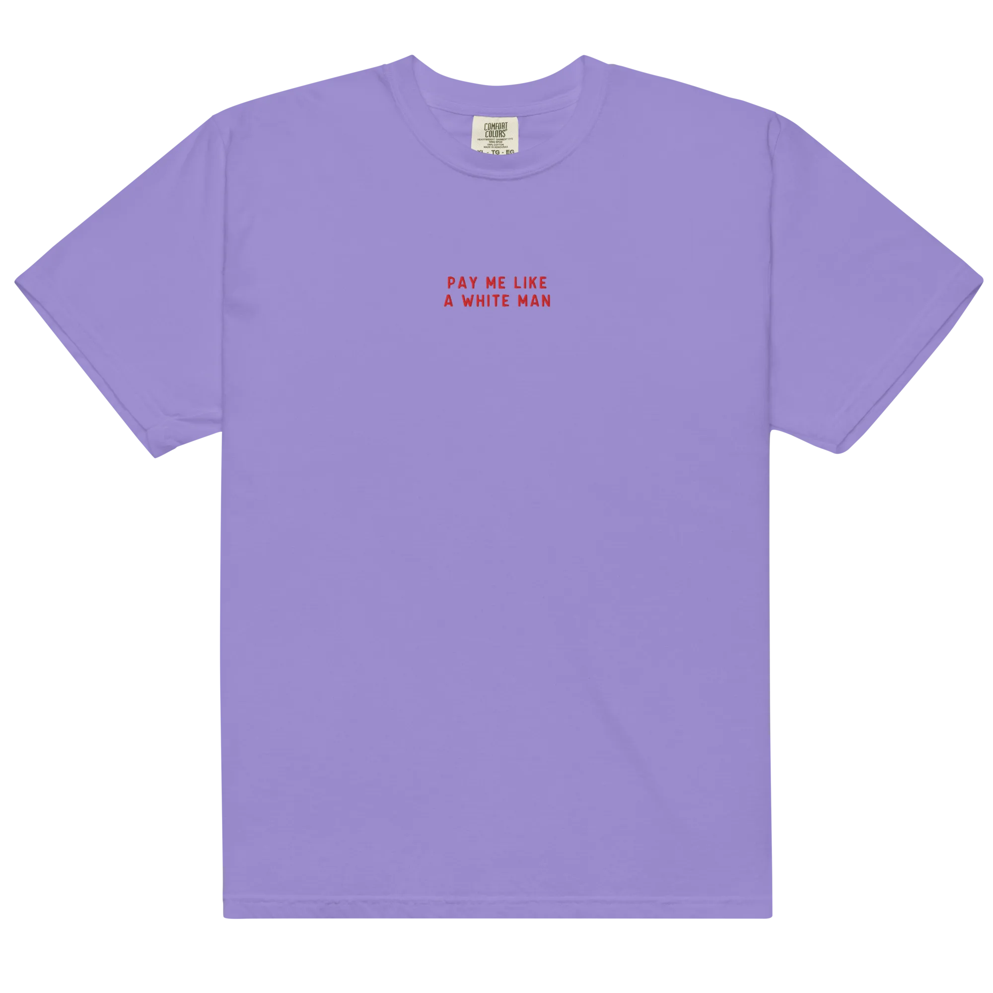 Pay Me Like A White Man Embroidered Premium T-Shirt