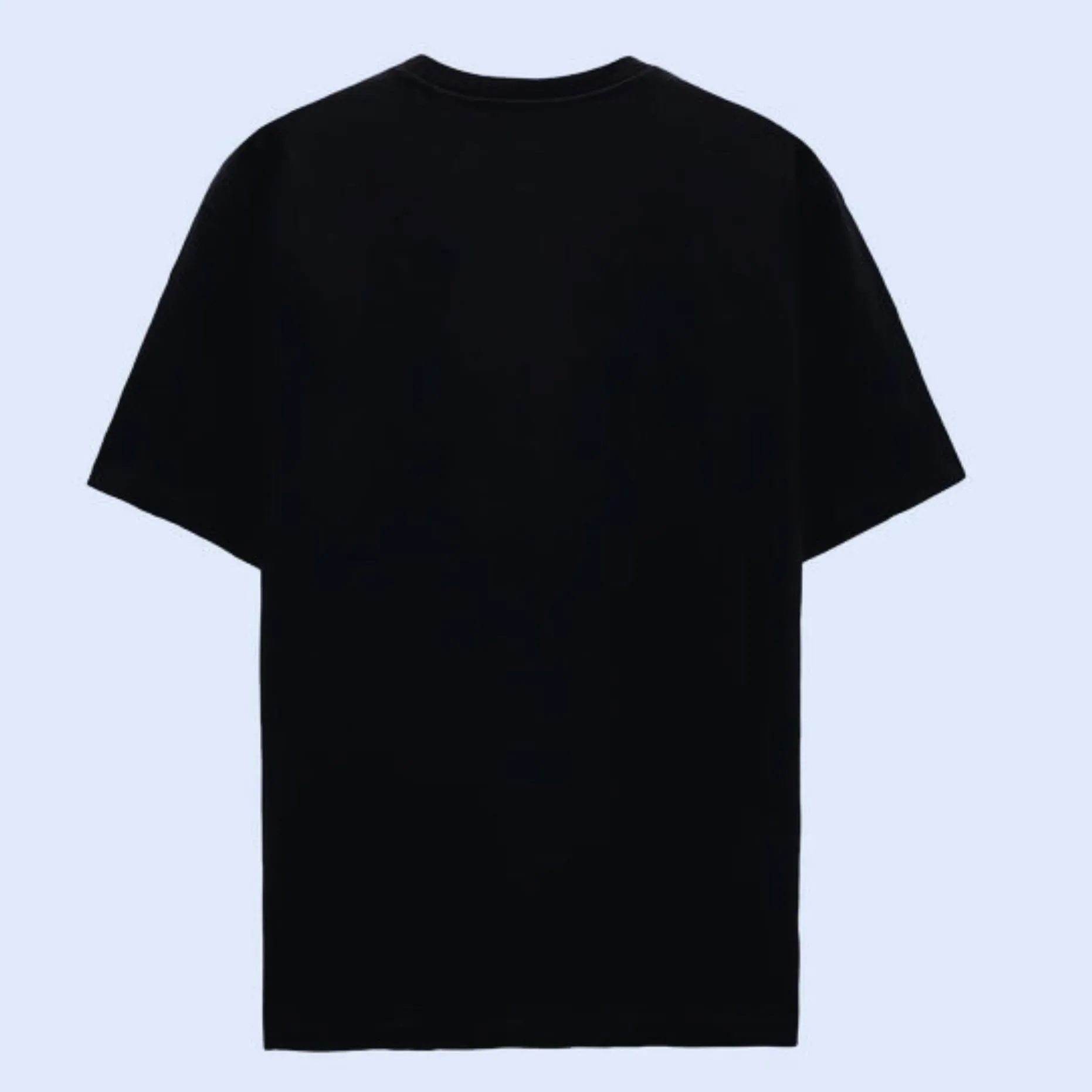 Peach Blossom Women's Printed Over-sized  Tshirt | Cotton Half Sleeve Black Color T-Shirt |  Mood