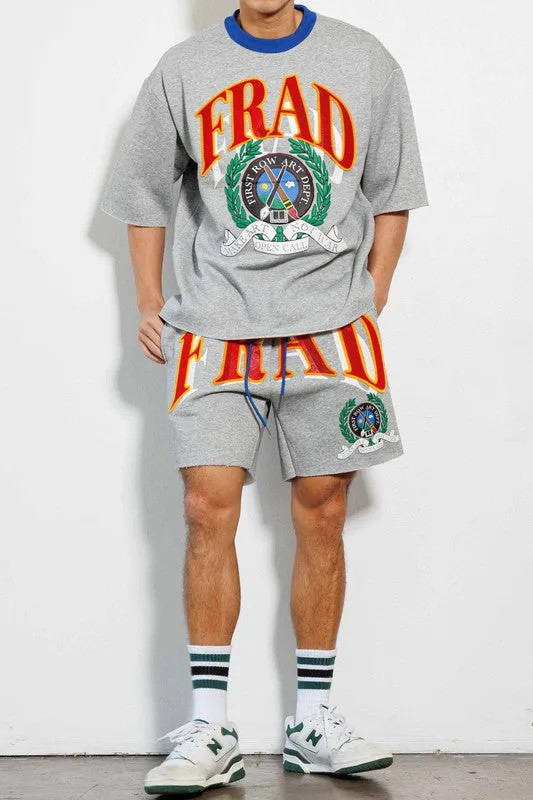 PEN & BRUSH ART OVERSIZE FLEECE TEE