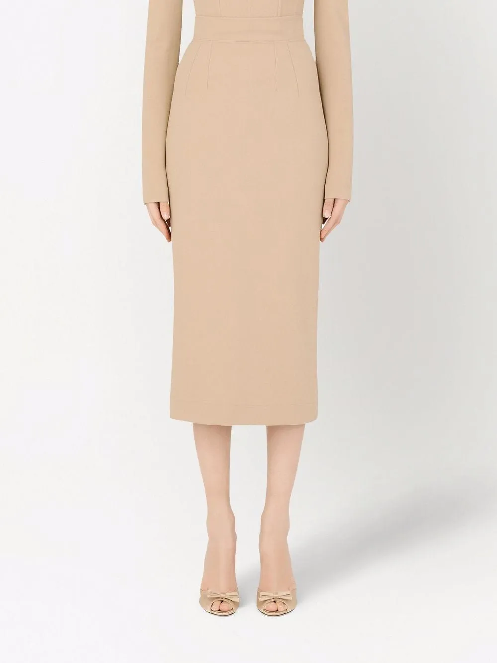 Pencil midi skirt